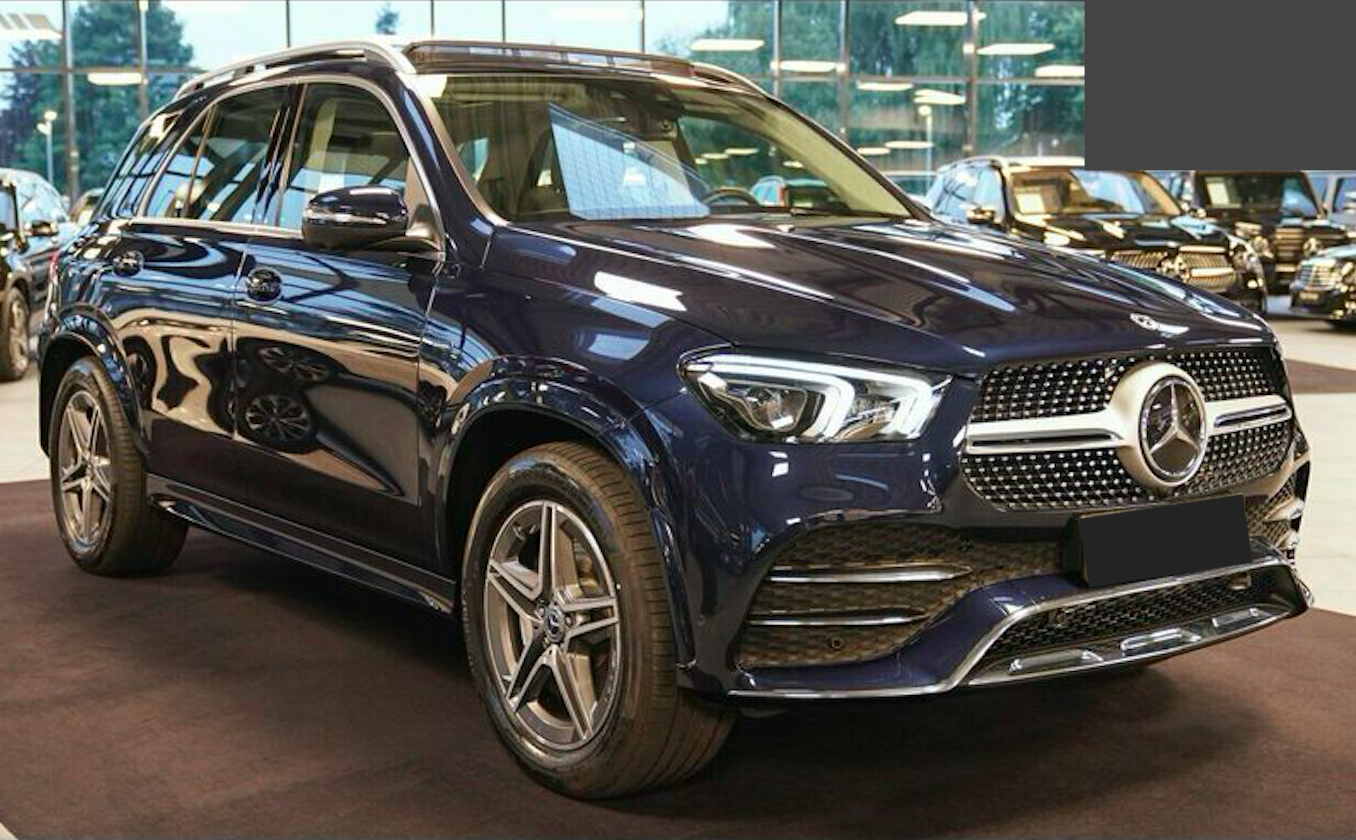 Mercedes GLE 350 de hybrid 4matic AMG | předváděcí auto | skladem | super výbava | skvělá cena | nákup online | modrá metalíza | autoibuy.com